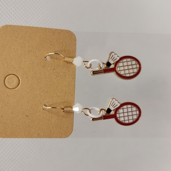 Badminton Earrings - Picture 2 of 3